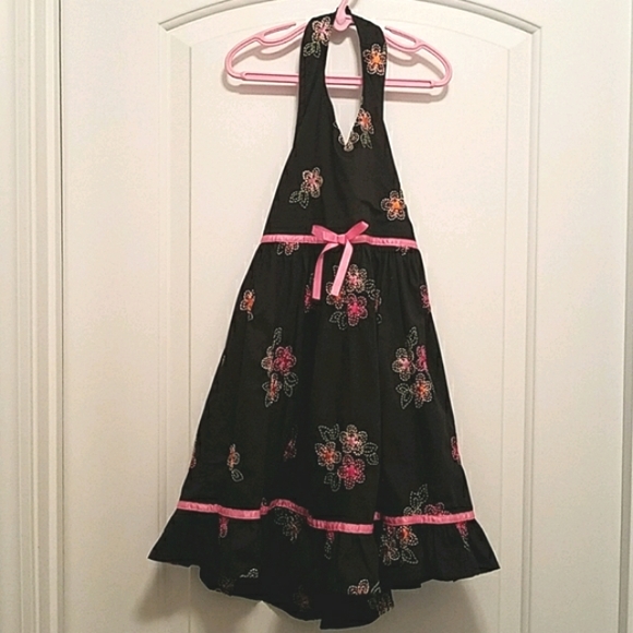 Blueberi Boulevard Other - Blueberi boulevard Black Floral Tank Dress